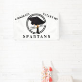 Afstudeerder Pet Diploma Circle Class van 2025 Spandoek