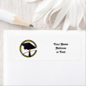 Afstudeerder Pet & Diploma - Gouden en Zwarte Scho Etiket (Insitu)