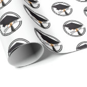 Afstudeerder Pet Diploma Klasse van 2026 Afstudere Cadeaupapier (Rol Hoek)