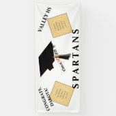 Afstudeerder Pet Diploma Klasse van 2026 Spandoek (Verticaal)