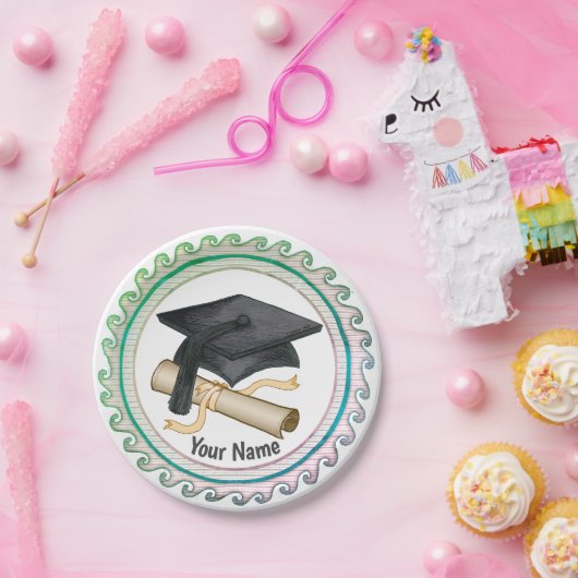 Afstudeerder Pet Diploma papier bord (Feest)