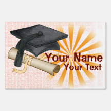 Afstudeerder Pet Diploma Yard Sign