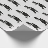 Afstudeerder Pet Diploma (zwart) Afstuderen Cadeaupapier (Hoek)