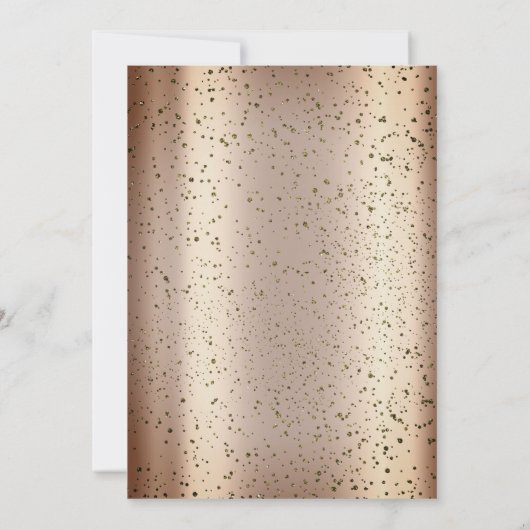 Afstudeerder Pet, Disco Ball Confetti, Wine Cooper Kaart (Achterkant)