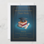 Afstudeerder Pet en Afstuderen boeken Aankondiging (Achterkant)