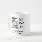 Afstudeerder Pet en Boeken Afstuderen Hij deed het Koffiemok (Voorkant links)