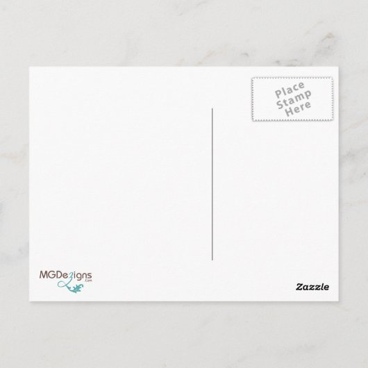 Afstudeerder Pet en Degree Briefkaart (Achterkant)