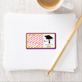 Afstudeerder Pet en Diploma Foto Etiket (Insitu)