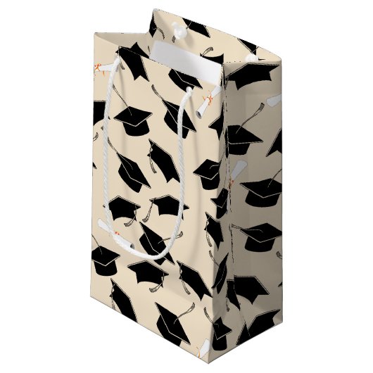 Afstudeerder Pet en Diplomas Afstuderen Klein Cadeauzakje (Voorkant Gekanteld)
