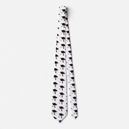 Afstudeerder Pet en diplomatiek Afstuderen Stropdas (Voorkant)