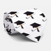 Afstudeerder Pet en diplomatiek Afstuderen Stropdas (Opgerold)