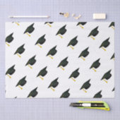 Afstudeerder Pet en Goud Tassel Afstuderen Tissuepapier (Craft)