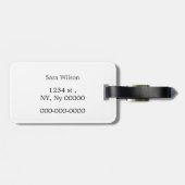 Afstudeerder Pet en graden Bagagelabel (Achterkant horizontaal)