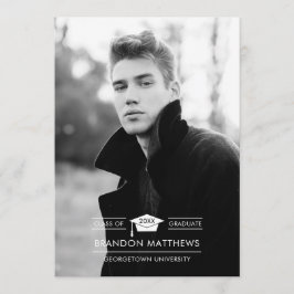 Afstudeerder Pet Foto Afstuderen Aankondiging