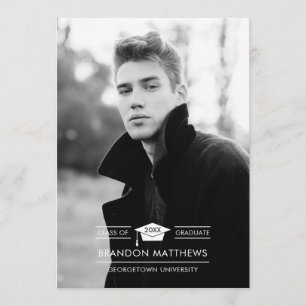 Afstudeerder Pet Foto Afstuderen Aankondiging