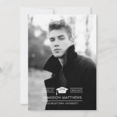 Afstudeerder Pet Foto Afstuderen Aankondiging (Voorkant)