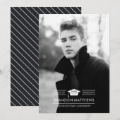 Afstudeerder Pet Foto Afstuderen Aankondiging (Voorkant / Achterkant)