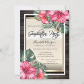 Afstudeerder Pet, Hibiscus Wood Afstuderen Kaart (Voorkant)