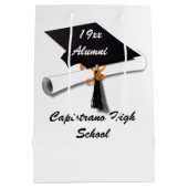 Afstudeerder Pet High School Class Reunion Medium Cadeauzakje (Achterkant)