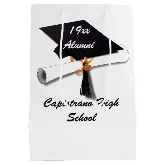 Afstudeerder Pet High School Class Reunion Medium Cadeauzakje (Achterkant)