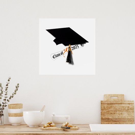 Afstudeerder Pet Klasse van 2025 Poster (Keuken)