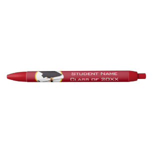 Afstudeerder Pet met Diploma Afstuderen Blauwe Inkt Pen
