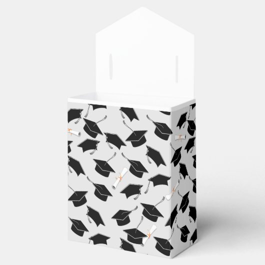 Afstudeerder Pet Pattern Afstuderen Bedankdoosjes (Geopend)