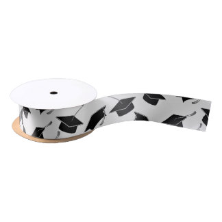 Afstudeerder Pet Pattern Afstuderen Satijnen Lint