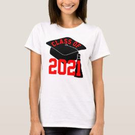 Afstudeerder Pet Rode Klasse van 2024 T-shirt