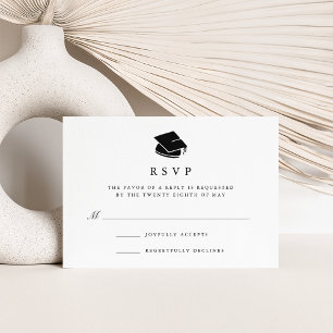 Afstudeerder Pet   RSVP-kaart voor GraduPartij RSVP Kaartje