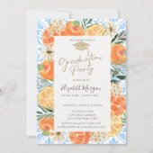 Afstudeerder Pet, Sinaasappel Mediterraan Blauw Af Kaart (Voorkant)