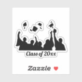 Afstudeerder Pet Toss Afstuderen Sticker (Vel)