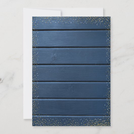 Afstudeerder Pet, wijnglas, marineblauw Afstuderen Kaart (Achterkant)