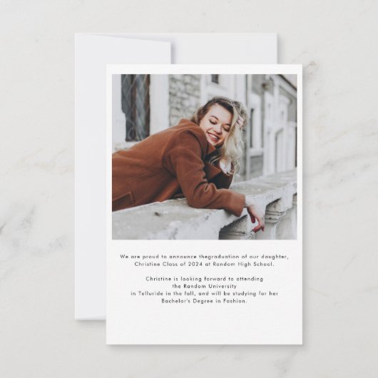 Afstudeerder Photo Afstuderen Class of 2025 aangek (Achterkant)