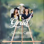 Afstudeerder Photo Collage Afstuderen Acryl Bord (Neutraal)