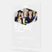 Afstudeerder Photo Collage Afstuderen Acryl Bord (Hoek)