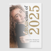 Afstudeerder Photo Gold Black 2025 Afstuderen aank (Voorkant)