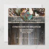 Afstudeerder Quinceanera Sweet 16  boerderij Kaart (Achterkant)