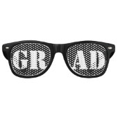 Afstudeerder Retro Zonnebril (Voorkant)