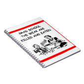 afstudeerder school notitieboek (Rechterzijde)