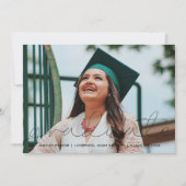 Afstudeerder Script Foto Afstuderen koninklijke ka Aankondiging (Voorkant)