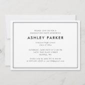 Afstudeerder Script Foto Afstuderen koninklijke ka Aankondiging (Achterkant)