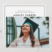 Afstudeerder Script Foto Afstuderen koninklijke ka Aankondiging (Voorkant / Achterkant)