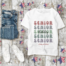 Afstudeerder Senior Class Trendy Retro Aangepaste 