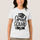 Afstudeerder Squad CL van 2025 Afstuderen _1 Tri-Blend Shirt (Voorkant)