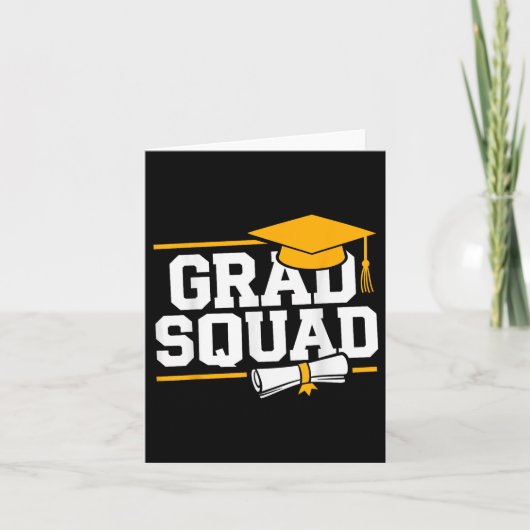 Afstudeerder Squad CL van 2025 Afstuderen Kaart (Voorkant)
