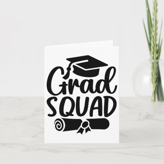 Afstudeerder Squad CL van 2025 Afstuderen Kaart (Voorkant)