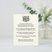 Afstudeerder Star Class van het Afstuderen 2025 (Staand voorkant)