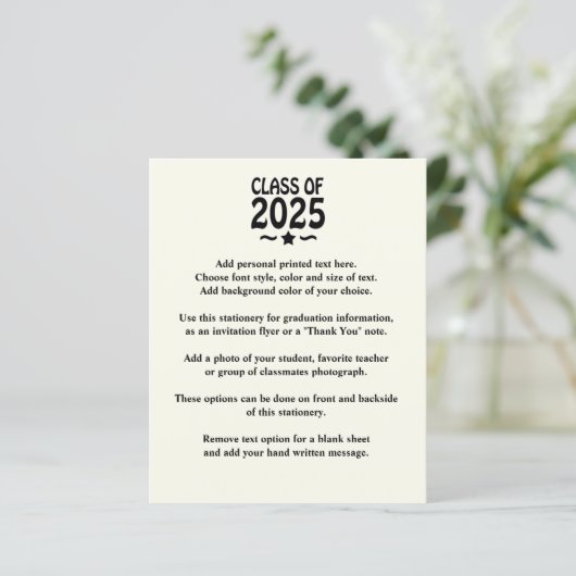 Afstudeerder Star Class van het Afstuderen 2025 (Staand voorkant)