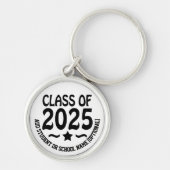 Afstudeerder Sterklasse van 2025 Afstuderen Sleutelhanger (Voorkant)